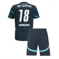 Billiga RB Leipzig Arthur Vermeeren #18 Barnkläder Tredje fotbollskläder till baby 2024-25 Kortärmad (+ Korta byxor)